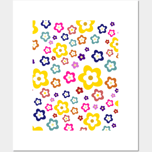 Flower Pattern Posters and Art